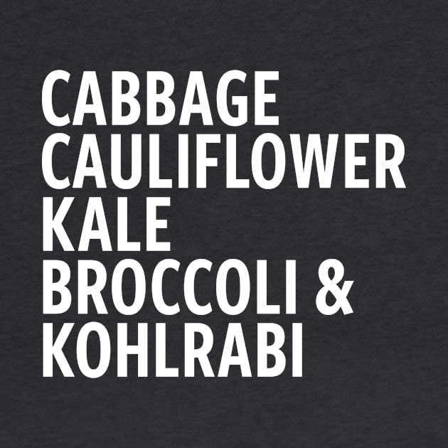 Cabbage Family Reunion by Kale Von Celery